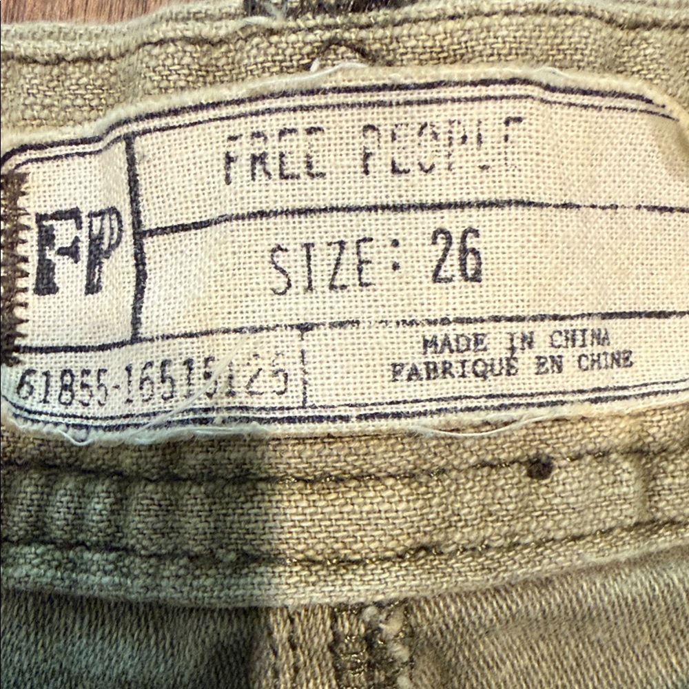 Free People Olive Flare Jeans - Picture 2 of 6